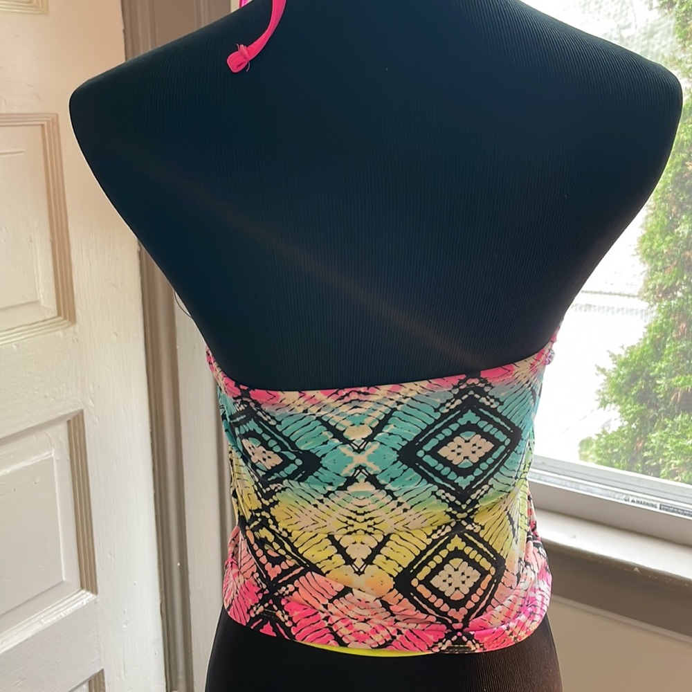 2pc tankini set girls size 12 like new condition - Picture 3 of 8